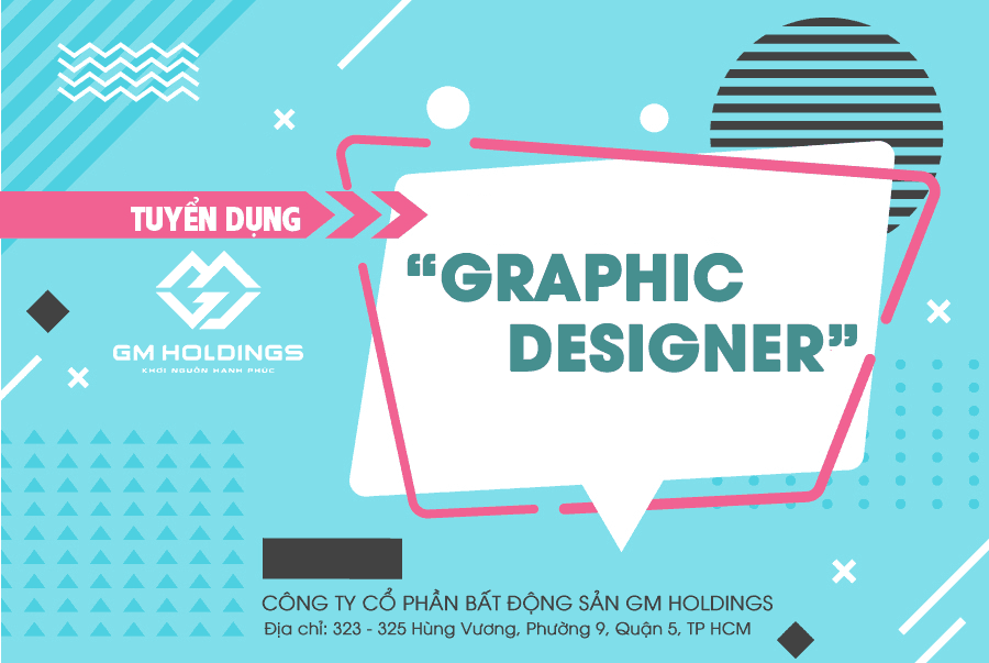 Tuyển 01 Graphic Designer lương 12.000.000